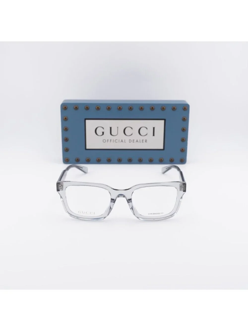 Gucci GG2071OL 005 Rectangle Eyeglasses 52mm - Transparent Grey